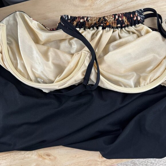 Miraclesuit Tankini Swim Top Size 14 Printed Underwire Beach‎ SW-2060 - Picture 5 of 9